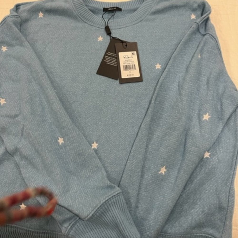 RAILS Ramona Sweatshirt Aqua Stars XS